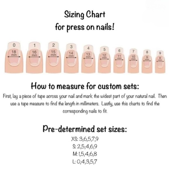 Handmade Acrylic Press-On Set - Picture 2 of 2